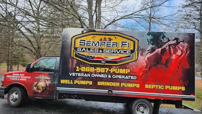 Rolling Billboard - Semper Fi Pump Service Inc.