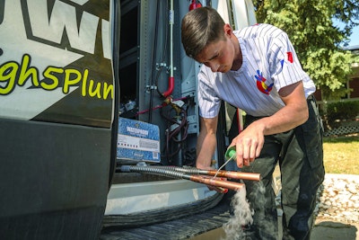 Unique Uniforms, Technology, High-Fives Make Plumbing Company Stand Out