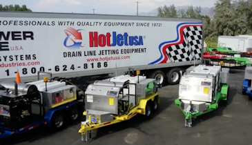HotJet II is the Professionals' Choice for Sewer and Drain Cleaning