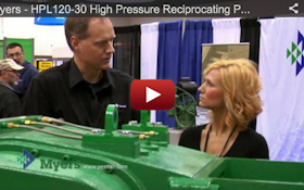Myers - HPL120-30 High Pressure Reciprocating Pump - 2012 Pumper Cleaner Expo
