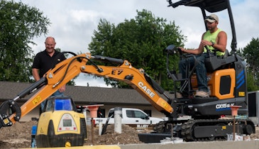 Electric Mini-Excavator Good Fit for Plumber's Indoor Work Environments