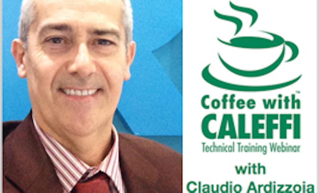 Coffee with Caleffi: Temperature Regulation for Hydronic and DHW Systems