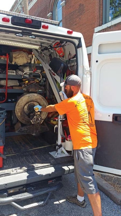 Truck Lift Lightens the Load for Plumbers