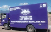 Purple Plumbing Trucks Boost Business