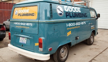 VW Transport Vans Give Goode Plumbing Advantage in Covering Territory