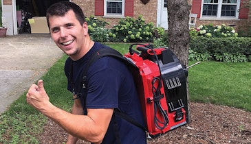 Plumber Says Portability Is Key With Backpack Style Sectional Drum Machine