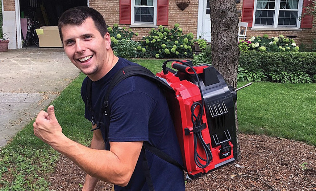 Plumber Says Portability Is Key With Backpack Style Sectional Drum Machine
