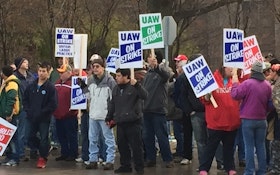 Plumbing Fixture Workers Protest Contract Offer