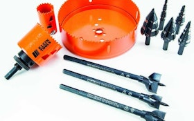 Klein Tools hole-making products designed for quicker, cleaner cuts