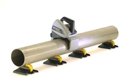 Portable pipe saws deliver precision cuts in steel and plastic