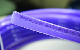 Uponor purple PEX pipe