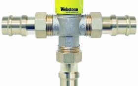 Pressure Tanks / Valves - Webstone Valves Thermostatic Mixing Valve